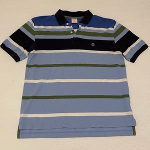 Blue/Green Striped Brooks Brothers Polo Shirt